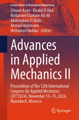 Abbildung von Azari / El Had | Advances in Applied Mechanics II | 1. Auflage | 2025 | beck-shop.de
