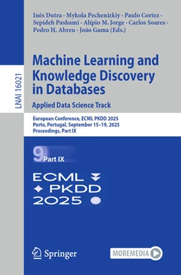 Abbildung von Dutra / Pechenizkiy | Machine Learning and Knowledge Discovery in Databases. Applied Data Science Track | 1. Auflage | 2025 | beck-shop.de