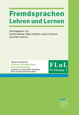 Abbildung von Schädlich / Schramm | FLuL - Fremdsprachen Lehren und Lernen 54, 2 | 1. Auflage | 2025 | beck-shop.de
