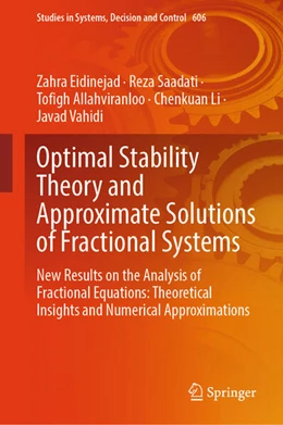 Abbildung von Eidinejad / Saadati | Optimal Stability Theory and Approximate Solutions of Fractional Systems | 1. Auflage | 2025 | beck-shop.de