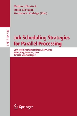 Abbildung von Klusá¿ek / Corbalán | Job Scheduling Strategies for Parallel Processing | 1. Auflage | 2025 | beck-shop.de