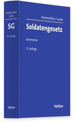 Abbildung von Poretschkin / Lucks | Soldatengesetz | 12. Auflage | 2026 | beck-shop.de