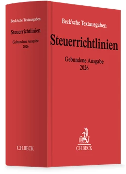 Abbildung von Steuerrichtlinien • Gebundene Ausgabe 2026 | 1. Auflage | 2026 | beck-shop.de