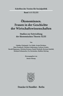 Abbildung von Klump | Ökonominnen. Frauen in der Geschichte der Wirtschaftswissenschaften | 1. Auflage | 2025 | beck-shop.de