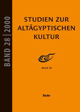 Abbildung von Altenmüller | Studien zur Altägyptischen Kultur Band 28 | 1. Auflage | 2025 | beck-shop.de
