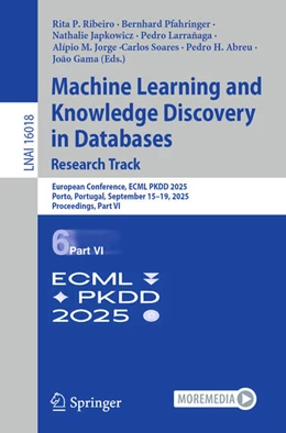 Abbildung von Ribeiro / Pfahringer | Machine Learning and Knowledge Discovery in Databases. Research Track | 1. Auflage | 2025 | beck-shop.de