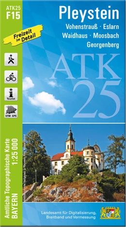 Abbildung von Landesamt für Digitalisierung | ATK25-F15 Pleystein (Amtliche Topographische Karte 1:25000) | 1. Auflage | 2025 | beck-shop.de