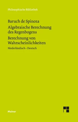 Abbildung von de Spinoza | Algebraische Berechnung des Regenbogens - Berechnung von Wahrscheinlichkeiten | 1. Auflage | 2025 | beck-shop.de