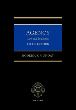 Abbildung von Munday | Agency | 5. Auflage | 2026 | beck-shop.de