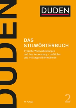 Abbildung von Dudenredaktion | Duden - Das Stilwörterbuch | 11. Auflage | 2026 | beck-shop.de