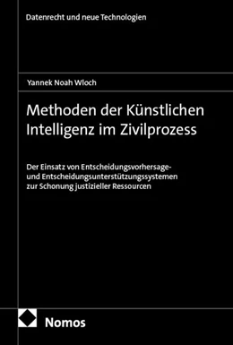 Abbildung von Wloch | Methoden der Künstlichen Intelligenz im Zivilprozess | 1. Auflage | 2025 | beck-shop.de