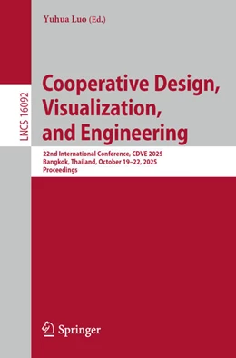 Abbildung von Luo | Cooperative Design, Visualization, and Engineering | 1. Auflage | 2025 | beck-shop.de