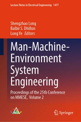 Abbildung von Long / Dhillon | Man-Machine-Environment System Engineering | 1. Auflage | 2025 | beck-shop.de