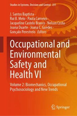 Abbildung von Baptista / Melo | Occupational and Environmental Safety and Health VI | 1. Auflage | 2025 | beck-shop.de