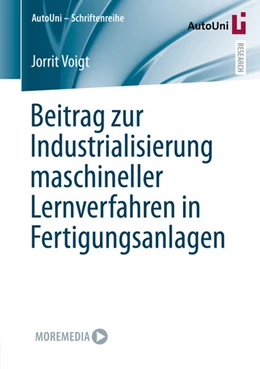 Abbildung von Voigt | Beitrag zur Industrialisierung maschineller Lernverfahren in Fertigungsanlagen | 1. Auflage | 2026 | beck-shop.de