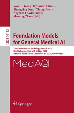 Abbildung von Jeong / Kim | Foundation Models for General Medical AI | 1. Auflage | 2025 | beck-shop.de
