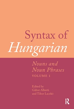 Abbildung von Alberti / Laczko | Syntax of Hungarian | 1. Auflage | 2025 | beck-shop.de