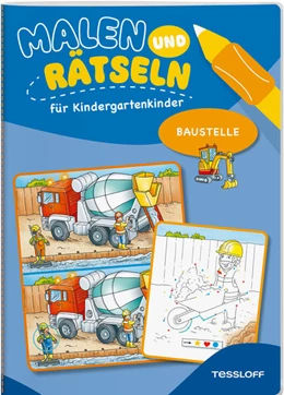Abbildung von Malen und Rätseln für Kindergartenkinder. Baustelle | 1. Auflage | 2026 | beck-shop.de
