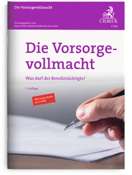 Abbildung von Die Vorsorgevollmacht | 7. Auflage | 2026 | beck-shop.de