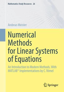 Abbildung von Meister | Numerical Methods for Linear Systems of Equations | 1. Auflage | 2025 | beck-shop.de