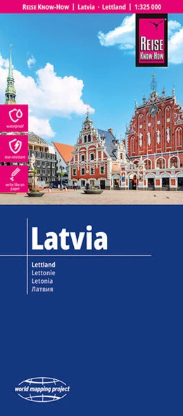 Abbildung von Reise Know-How Landkarte Lettland | Latvia (1:325.000) | 6. Auflage | 2026 | beck-shop.de