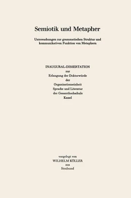 Abbildung von Köller | Semiotik und Metapher | 1. Auflage | 2025 | beck-shop.de