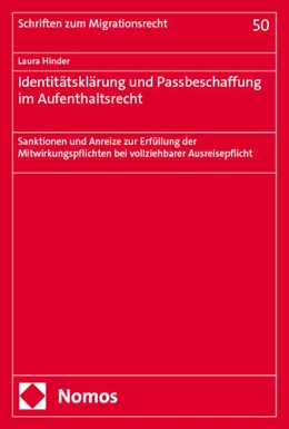 Abbildung von Hinder | Identitätsklärung und Passbeschaffung im Aufenthaltsrecht | 1. Auflage | 2025 | beck-shop.de