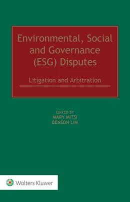 Abbildung von Lim / Mitsi | Environmental, Social and Governance (ESG) Disputes | 1. Auflage | 2025 | beck-shop.de