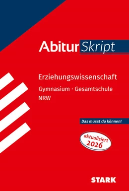 Abbildung von Durt | STARK Erziehungswissenschaft - AbiturSkript NRW | 1. Auflage | 2026 | beck-shop.de