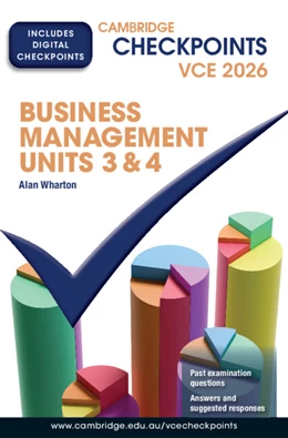 Abbildung von Wharton | Cambridge Checkpoints VCE Business Management Units 3&4 2026 | 1. Auflage | 2025 | beck-shop.de