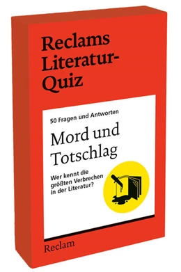 Abbildung von Schwanebeck | Mord und Totschlag. Wer kennt die größten Verbrechen in der Literatur? 50 Fragen und Antworten für Büchermenschen | 1. Auflage | 2026 | beck-shop.de