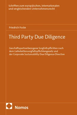 Abbildung von Focke | Third Party Due Diligence | 1. Auflage | 2025 | 29 | beck-shop.de