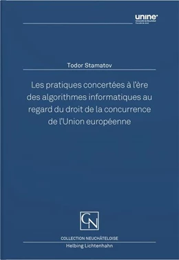 Abbildung von Stamatov | Les pratiques concertées à l’ère des algorithmes informatiques au regard du droit de la concurrence de l’Union européenne
 | 1. Auflage | 2026 | beck-shop.de