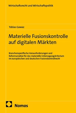 Abbildung von Gawaz | Materielle Fusionskontrolle auf digitalen Märkten | 1. Auflage | 2025 | 330 | beck-shop.de