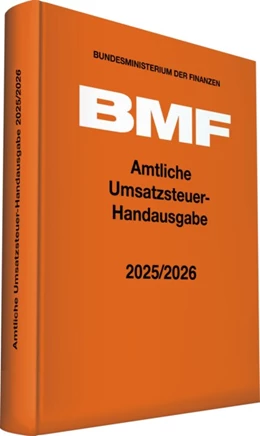 Abbildung von Bundesministerium der Finanzen (BMF) | Amtliche Umsatzsteuer-Handausgabe 2025/2026 | | 2026 | beck-shop.de