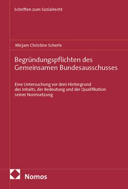 Abbildung von Scherle | Begründungspflichten des Gemeinsamen Bundesausschusses | 1. Auflage | 2025 | 78 | beck-shop.de