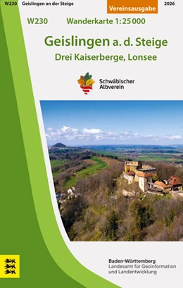 Abbildung von Schwäbischer Albverein e. V. | W230 Geislingen a. d. Steige - Drei Kaiserberge, Lonsee | 1. Auflage | 2025 | beck-shop.de