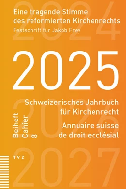 Abbildung von Eine tragende Stimme des reformierten Kirchenrechts | 1. Auflage | 2025 | beck-shop.de