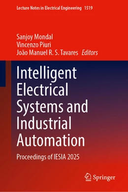 Abbildung von Mondal / Piuri | Intelligent Electrical Systems and Industrial Automation | 1. Auflage | 2026 | beck-shop.de