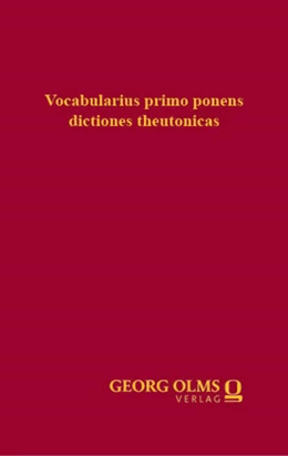 Abbildung von Müller | Vocabularius primo ponens dictiones theutonicas (1515) | 1. Auflage | 2025 | beck-shop.de