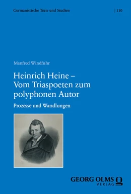 Abbildung von Windfuhr | Heinrich Heine - Vom Triaspoeten zum polyphonen Autor | 1. Auflage | 2025 | beck-shop.de