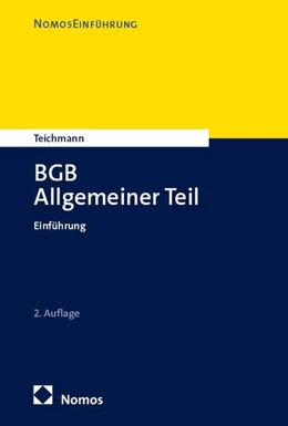 Abbildung von Teichmann | BGB Allgemeiner Teil | 2. Auflage | 2025 | beck-shop.de