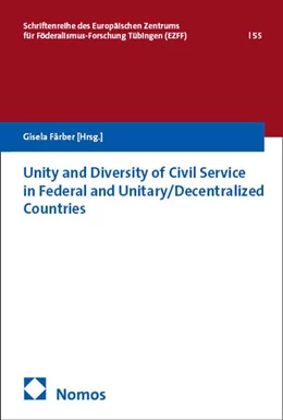 Abbildung von Färber | Unity and Diversity of Civil Service in Federal and Unitary/Decentralized Countries | 1. Auflage | 2025 | beck-shop.de