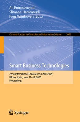 Abbildung von Emrouznejad / Hammoudi | Smart Business Technologies | 1. Auflage | 2025 | beck-shop.de