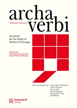 Abbildung von Archa Verbi Yearbook for the Study of Medieval Theology / Archa Verbi, Volume 20/2023 | 1. Auflage | 2026 | beck-shop.de