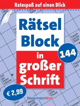 Abbildung von Krüger | Rätselblock in großer Schrift 144 (5 Exemplare à 2,99 EUR) | 1. Auflage | 2026 | beck-shop.de