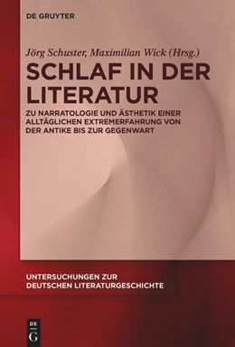 Abbildung von Schuster / Wick | Schlaf in der Literatur | 1. Auflage | 2025 | beck-shop.de