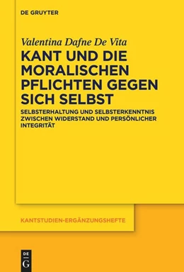 Abbildung von de Vita | Kant und die moralischen Pflichten gegen sich selbst | 1. Auflage | 2025 | beck-shop.de