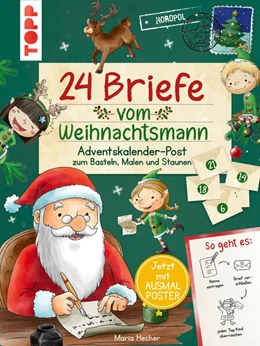 Abbildung von Hecher | 24 Briefe vom Weihnachtsmann. Adventskalender-Post zum Basteln, Malen und Staunen | 1. Auflage | 2026 | beck-shop.de