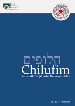 Abbildung von Zentrum für Jüdische Kulturgeschichte der Universität Salzburg | Chilufim 32, 2025 | 1. Auflage | 2025 | beck-shop.de